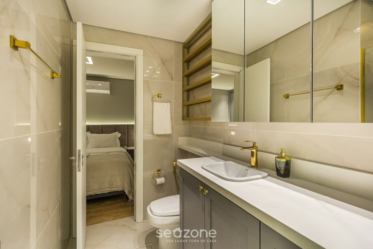 Bathroom, Apartment With 2 Bedrooms and Lake View Rla0201, Gramado
