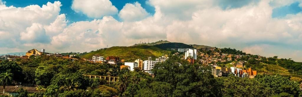 Aerial view, Apartaestudios San Cayetano, Santiago de Cali