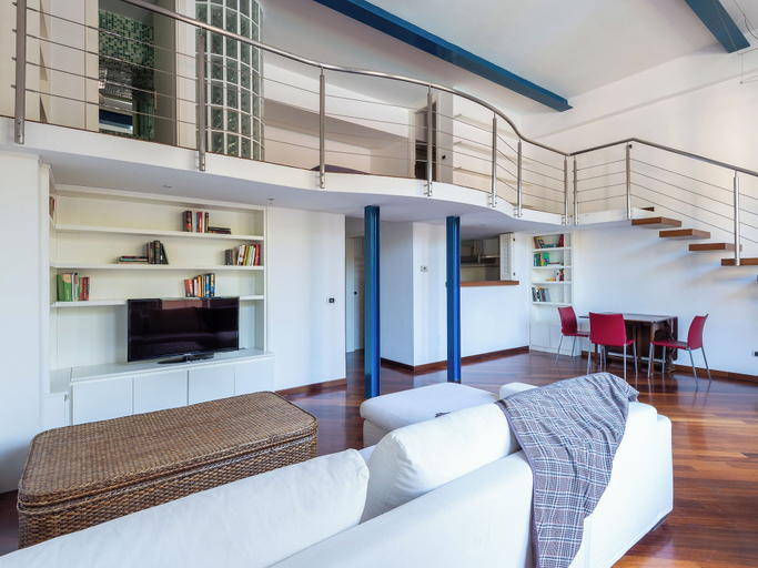 Living area 2, Parioli Luxury Loft With Terrace, Rome