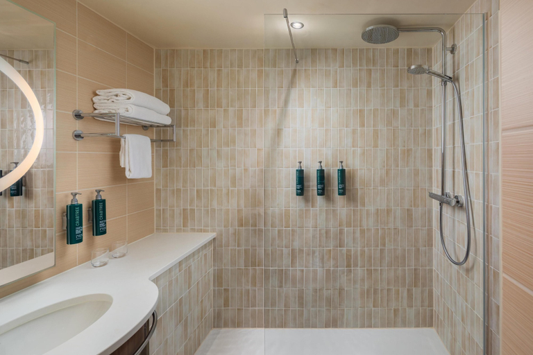 Bathroom 5, Hilton Garden Inn Frankfurt Airport, Frankfurt am Main