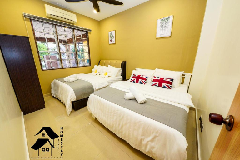 Bedroom 4, Seremban Bungalow Cosy Homestay 舒适宽阔独立式洋房, Seremban