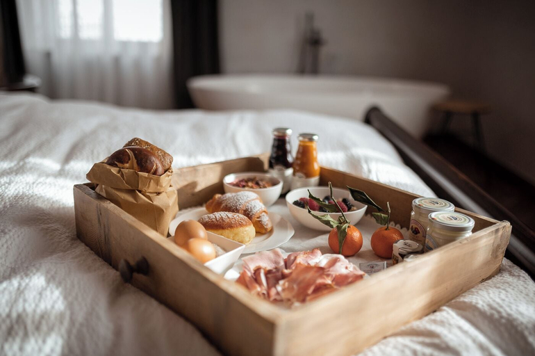 Breakfast meal, Castel Maurn, Bolzano