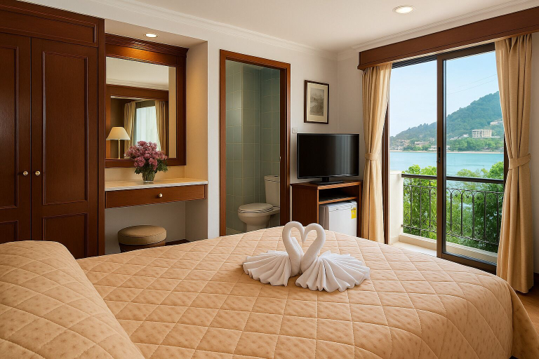 Bedroom 2, Orchid Hotel and Spa Kalim Bay, Pulau Phuket