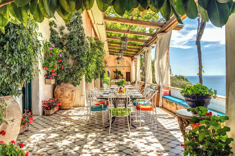 Outdoor dining 3, Villa Magnificient View On The Amalfi Coast & Pool, Salerno