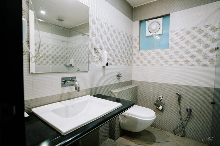 Bathroom 3, Daksh The Madhuvan Suites Dwarka, Devbhumi Dwarka