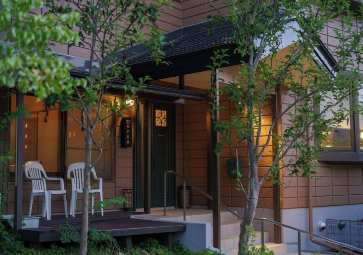 Front of property 1, green bell, Azumino