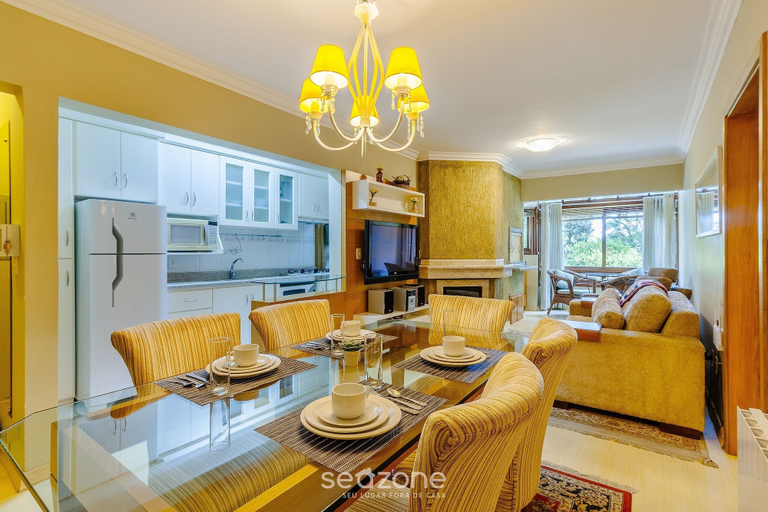 Interior 2, Apt With Fireplace 300m From Mini Mundo Vfi0103, Gramado