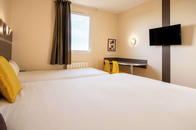 Bedroom 5, Kyriad Dijon Sud - Longvic, Côte-d'Or
