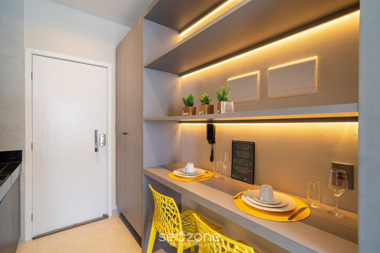 Interior 3, Studio 900m From the Beach in Intermares Uni0402, Cabedelo