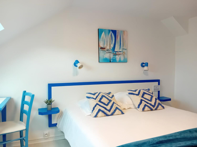 Bedroom 3, Hôtel de la Plage, Seine-Maritime