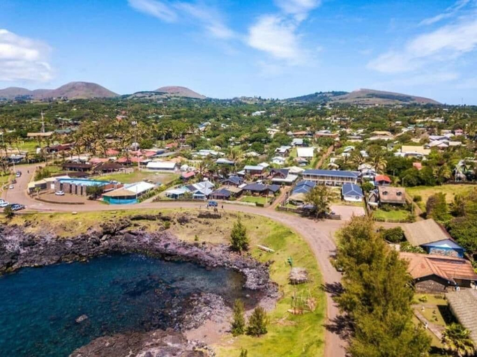 Aerial view 5, Ngahu Rapa Nui, ísla de Pascua