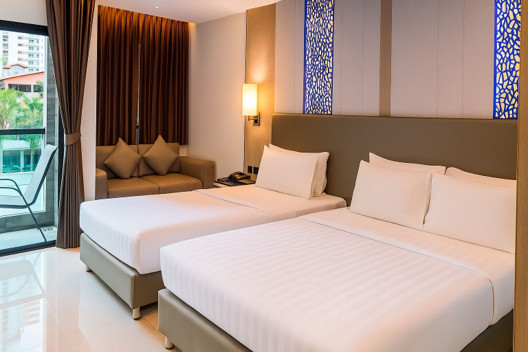 Bedroom 3, The Tj Hotel, Pattaya