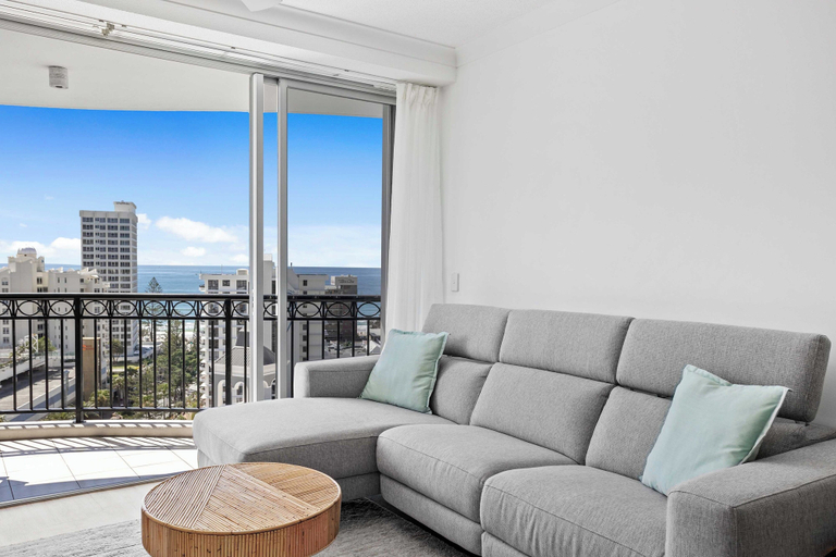 Living area 3, 12th Floor Ocean Views in Chevron Towers, Gold Coast