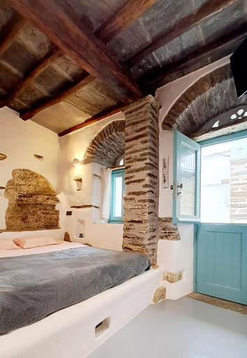 Room 2, Meli House Cycladic Traditional Stone House-1895, South Aegean