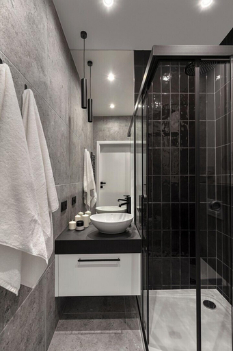 Bathroom 3, Apartio Rooms Katowice, Będzin