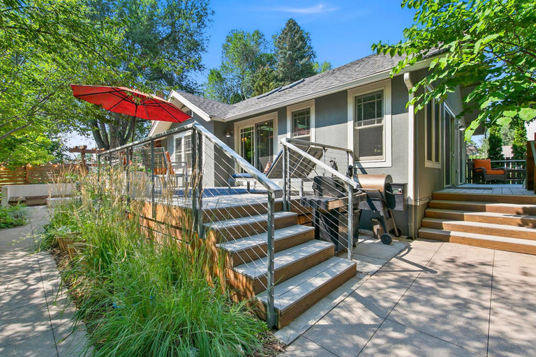 Exterior & Views 2, Maple Courtyard - Old Town w/ King Suite & Piano, Larimer