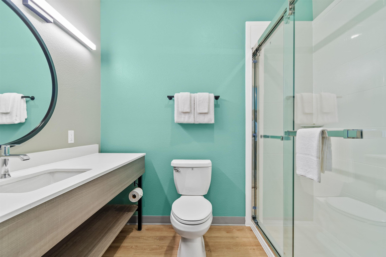 Bathroom 5, ECHO Suites Extended Stay by Wyndham Houston Katy West, Fort Bend