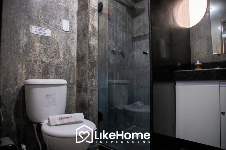 Bathroom 2, Royal Flat - LikeHome Hospedagens, João Pessoa