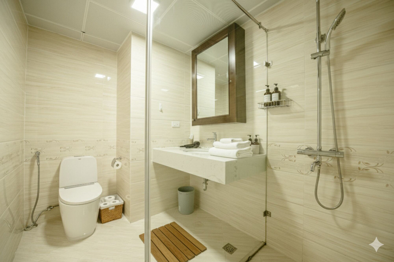Bathroom 4, Lunaria Two Bedroom Apartment, Tây Hồ