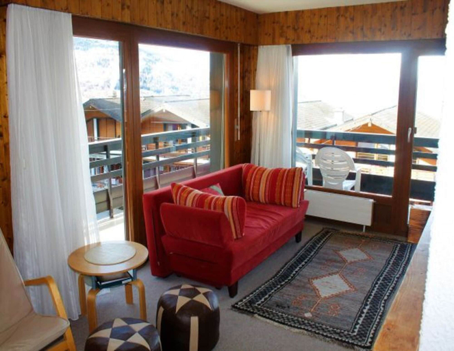 Balcony, Spacious Apartment With Balcony, Conthey