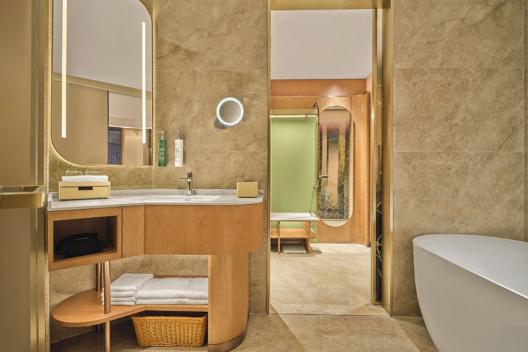 Bathroom 3, Hilton Garden Inn Yingkou Zhanqian, Tieling