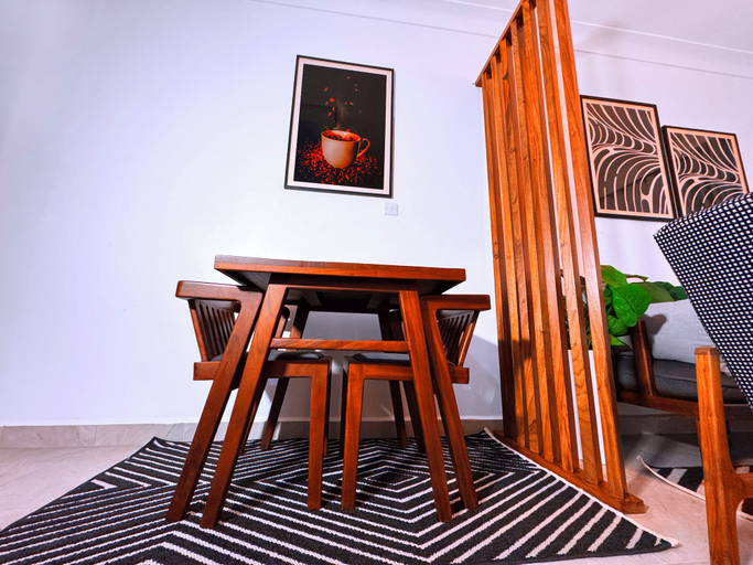 In-room dining 5, Kayz Haven Kololo 1BR Sereneville, Kampala
