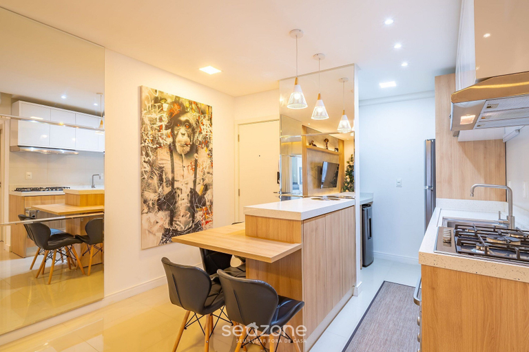 Private kitchen 5, Apt w/ Balcony & BBQ 400m From Beach Dbr0805, Itapema