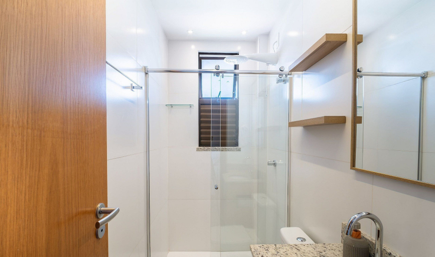 Bathroom, Charming Apartment With Pool View! Bio0079, Camaçari