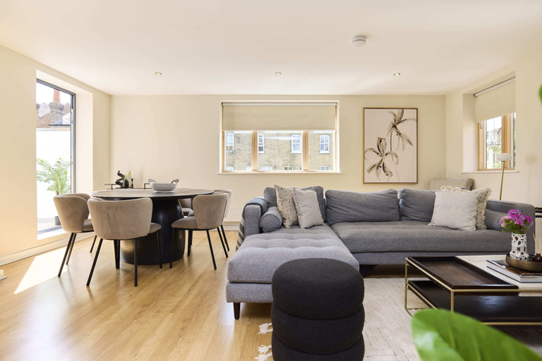 Living area 4, Putney Terrace Apartment, London