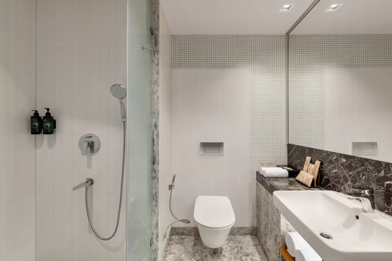 Bathroom 4, Ramada by Wyndham Ghaziabad Vasundhara, Gautam Buddha Nagar