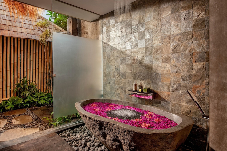 Bathroom 4, Fivelements Retreat Bali, Ubud, Badung