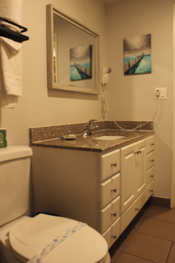 Bathroom 5, Sunset Inn, Orange