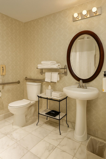 Bathroom 5, Carlyle Hotel, Santa Clara