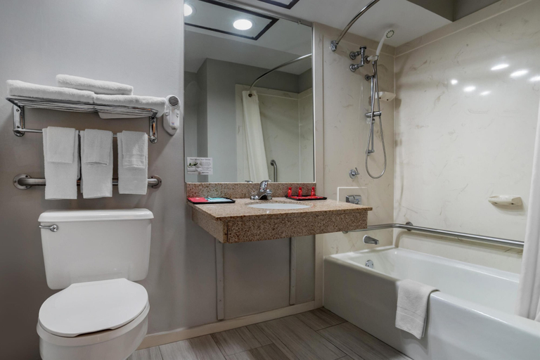Bathroom 4, SureStay Plus Hotel by Best Western Greenwood, Leflore