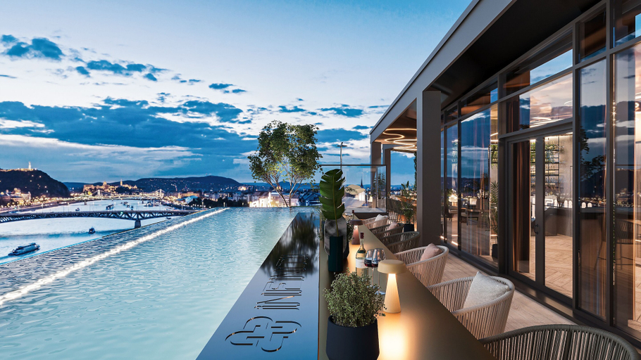 Rooftop pool