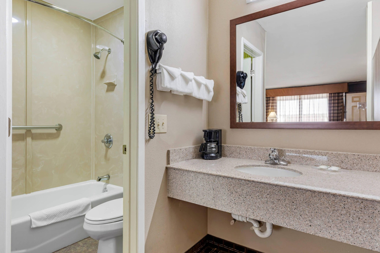 Bathroom 4, Quality Inn Paris, Lamar