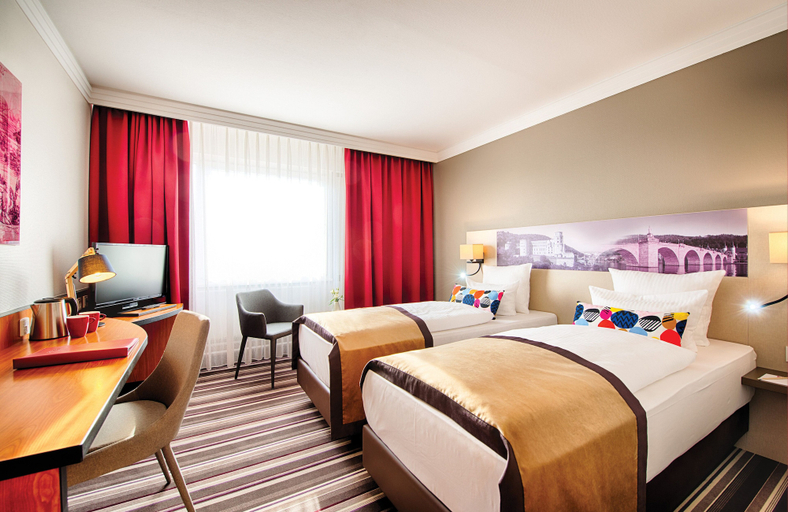 Bedroom 4, Leonardo Hotel Heidelberg, Heidelberg