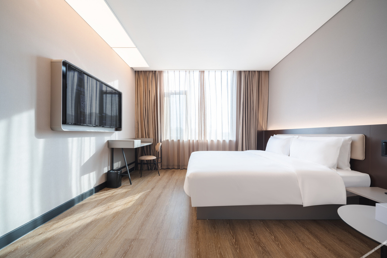 Bedroom 2, Hanting Hotel Yantai Laizhou West Culture Road, Yantai