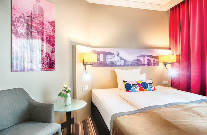 Bedroom 2, Leonardo Hotel Heidelberg, Heidelberg