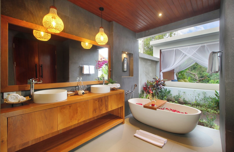 Bathroom 4, The Sidemen Villas, Karangasem
