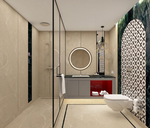 Bathroom 5, Grand Mercure Agra, Agra