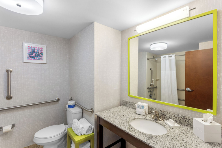 Bathroom 4, Hampton Inn Huntington University Area, Cabell