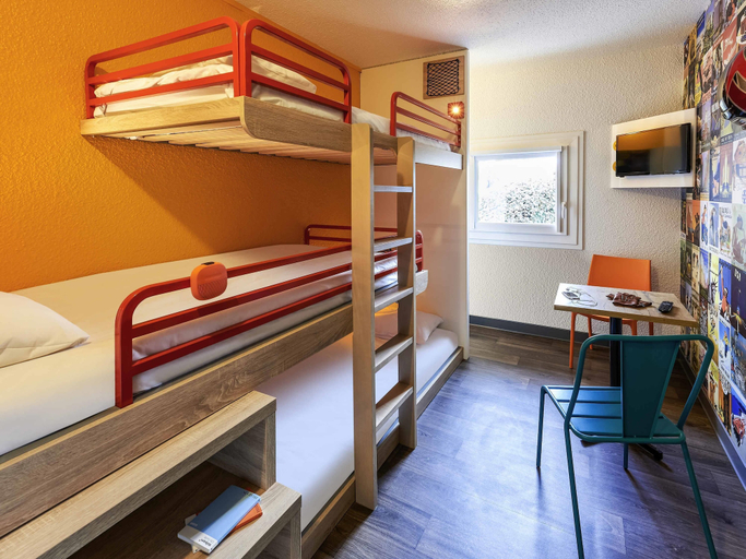 Bedroom 2, hotelF1 Strasbourg La Vigie, Bas-Rhin