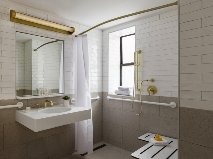 Bathroom 3, Hotel 55 Chicago Downtown, Cook