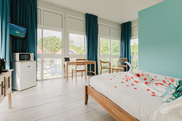 Bedroom 4, Hôtel Frégate Bleue, Le François