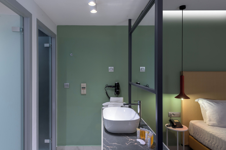 Bathroom 4, Avra Beach Resort Hotel & Bungalows - All Inclusive, South Aegean
