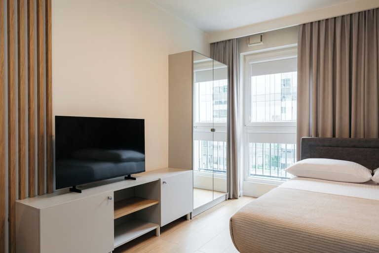 Bedroom 4, Native Apartments Barska 69, Kraków City
