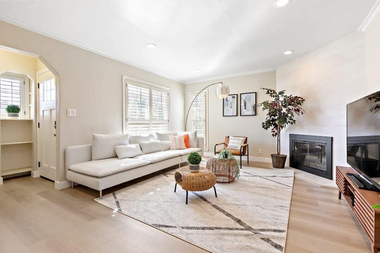 Living area 2, @ Marbella Lane - Modern Refreshing Home, San Mateo