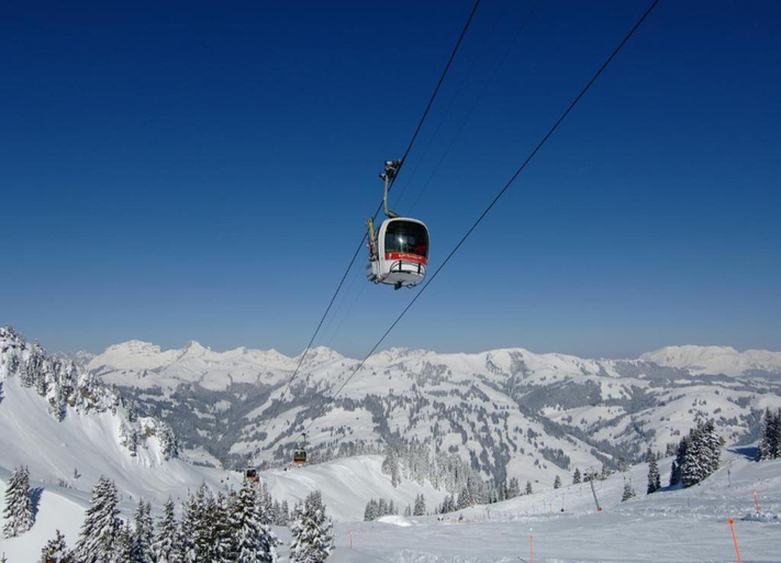 View from property 3, Contemporary Swiss Escape, Saanen