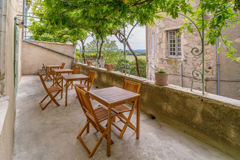 Terrace/patio, La chambre des Remparts Romantique, Ardèche